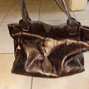 Used Elaine turner brown purse